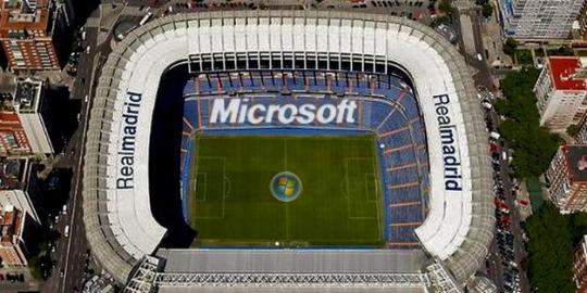 Microsoft bantah bakal ganti nama stadion Real Madrid