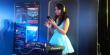 DJ dan SPG cantik meriahkan launching BlackBerry Z30