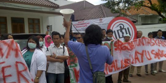 Dokter di Bekasi turun ke jalan tolak kriminalisasi