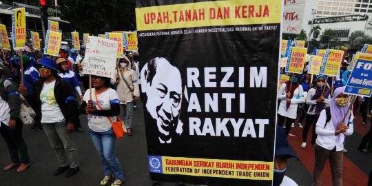 Awas macet, buruh Tangerang kembali demo tuntut kenaikan upah