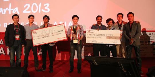Garuda Robotics memenangkan Startup Arena Jakarta 2013