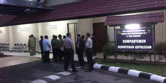 Suasana RS Polri Kramat Jati pasca-tewasnya Wakapolda Bali