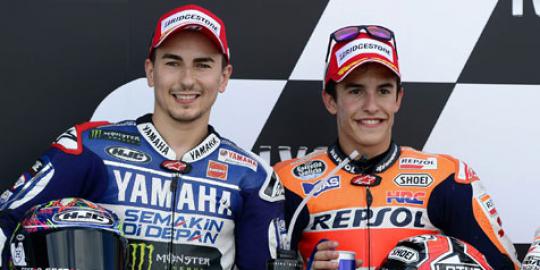 \'Marquez-Lorenzo masih favorit juara MotoGP 2014\'