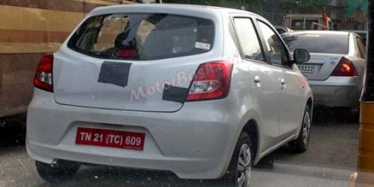 Spyshot: Datsun Go terlihat 'mengaspal' lagi!  merdeka.com