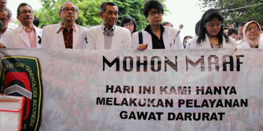 Pasien marah dokter mogok