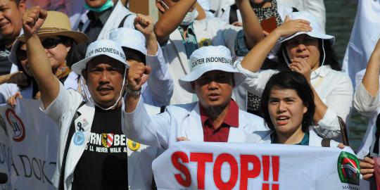 POGI Jabar tak bisa halangi dokter Bandung demontrasi