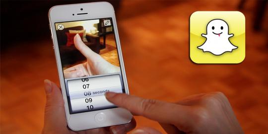 Selain foto dan video saja, SnapChat juga dapat hancurkan teks