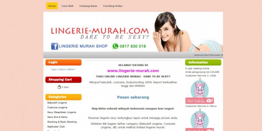 ini 7 olshop lingerie yang siap menghangatkan malam anda