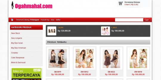 ini 7 olshop lingerie yang siap menghangatkan malam anda