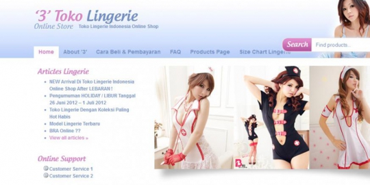 ini 7 olshop lingerie yang siap menghangatkan malam anda
