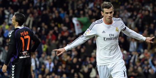 Review: Bale hat-trick, Madrid bantai Valladolid