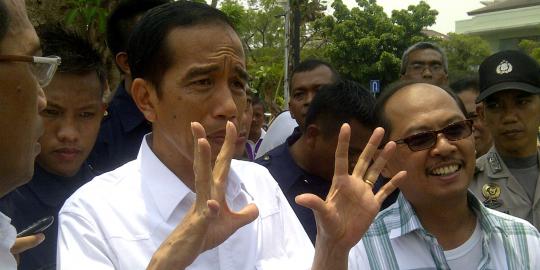 Dukungan terhadap Jokowi berasal dari lintas partai