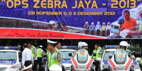 4 Hari Operasi Zebra, belasan ribu pengendara kena tilang