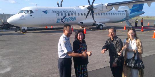 Peresmian rute penerbangan baru Garuda Indonesia