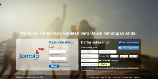 Jomblo.com ingin menjadi situs kencan berbasis komunitas