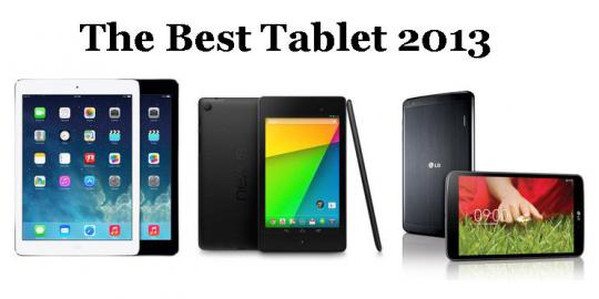 Inilah tablet terbaik tahun 2013!