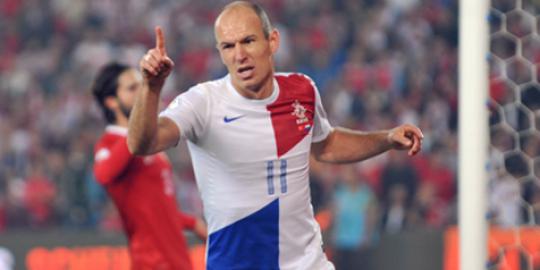 Robben ingin Belanda juara grup demi hindari Brasil