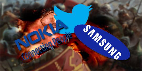 Samsung dan Nokia 'berantem' di Twitter