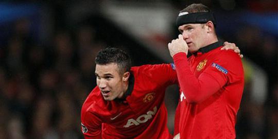 Van Persie senang duet dengan Rooney