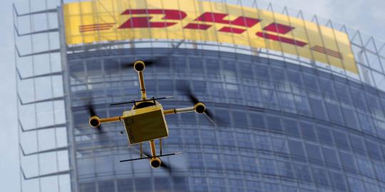 Parcelcopter, helikopter mini pengirim paket buatan Jerman