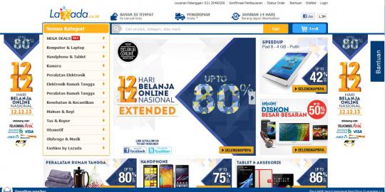 Lazada diskon gila-gilaan di Hari Belanja Online Nasional!