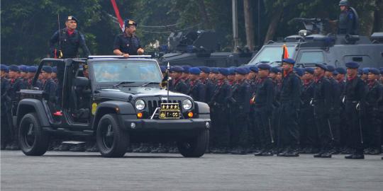 Jokowi minta Brimob amankan pemilu presiden