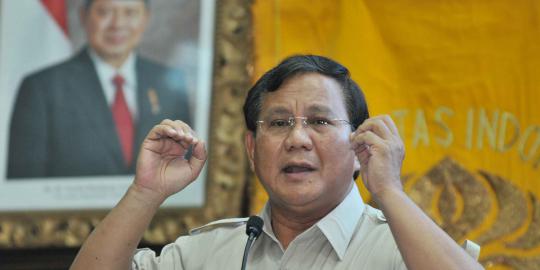 Prabowo senang jika muncul banyak capres