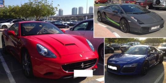 Gila! Tempat parkir Universitas Dubai dibanjiri supercar mahasiswanya!