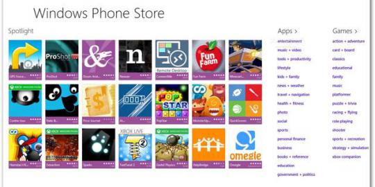 Merangkak naik, Windows Phone mulai banjir aplikasi