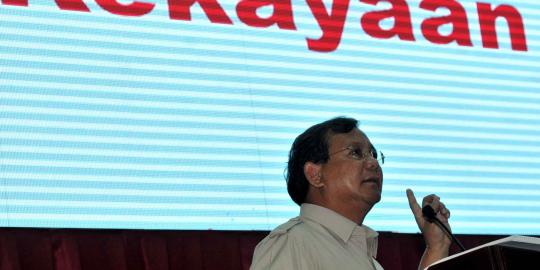 Prabowo: Saya juga bagian Orde Baru