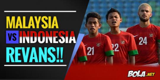 pInilah susunan Pemain Malaysia vs Indonesia