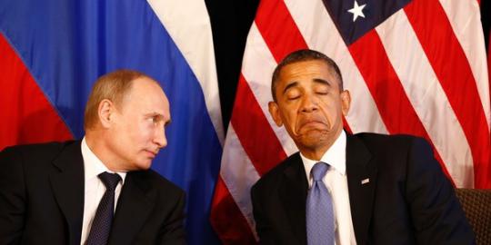 Putin sindir Obama soal penyadapan intelijen Amerika