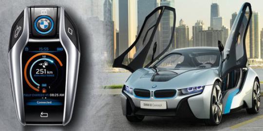  Kunci  BMW  i8 serupa dengan small smartphone merdeka com