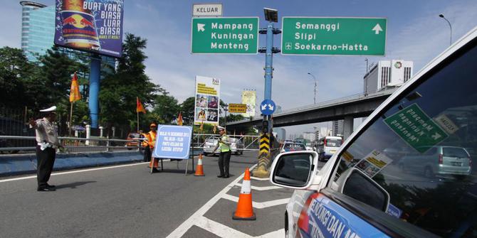 Jokowi Penutupan  pintu  tol  arteri jadi sangat macet 