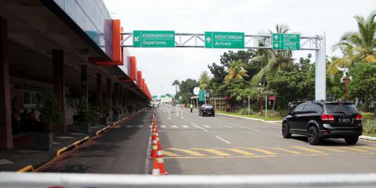 Jalan Masuk Ke Bandara Soekarno-Hatta Dialihkan 26 Desember | Merdeka.com