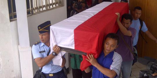 Andik, Taruna TNI AU korban penusukan dimakamkan di Kertosuro