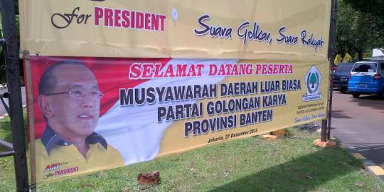 Pertarungan dua dinasti berebut jabatan ketua Golkar Banten