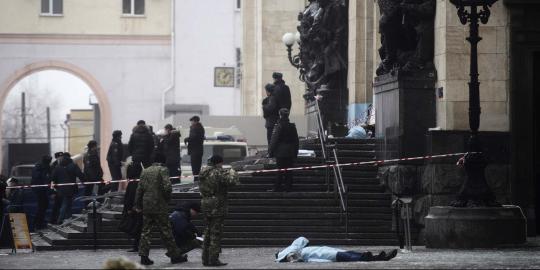 Serangan bom di stasiun kereta di Rusia tewaskan 13 orang