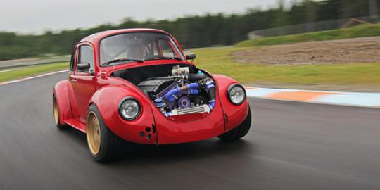 VW Kodok bermesin depan