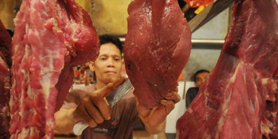 Daging oplosan babi beredar karena bobroknya moral pedagang