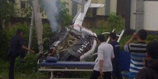 Ini identitas korban tewas dan luka heli jatuh di Berastagi