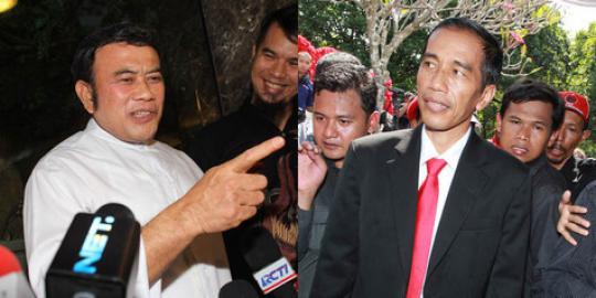 Malam tahun baru, Jokowi & Rhoma Irama duet \'Begadang\'