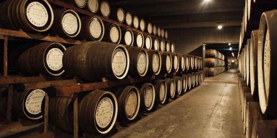 Menengok gudang penyimpanan wiski di pabrik Yamazaki Distillery
