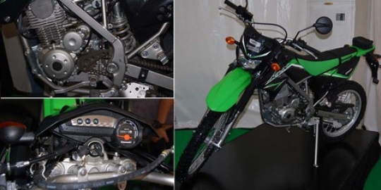 KLX 150 L, kuda baru Kawasaki di lapangnya ranah offroad 