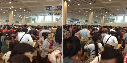 Kekacauan terjadi di Bandara Ngurah Rai Bali