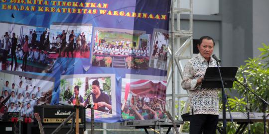 Amir Syamsuddin rayakan Tahun Baru bersama napi Lapas Cipinang