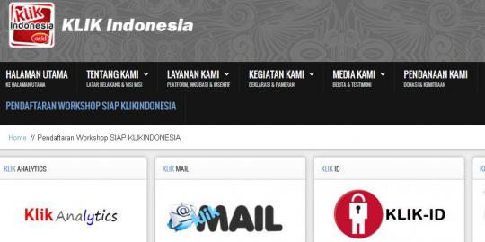 Klik Indonesia sudah jaring 140 developer masuk SIAP KLIK