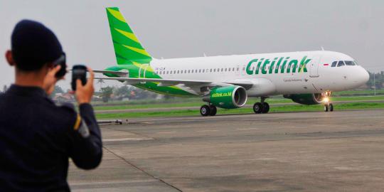 Tiap 1 jam Citilink akan lepas landas dari Bandara Halim