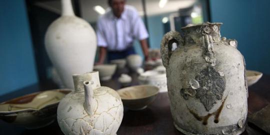 Harta karun keramik dinasti Ming belum bisa ditaksir nilainya