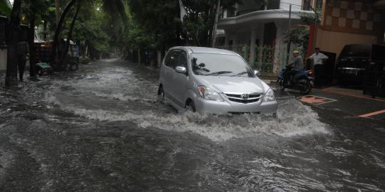 Ketika kawasan Cempaka Putih tergenang banjir